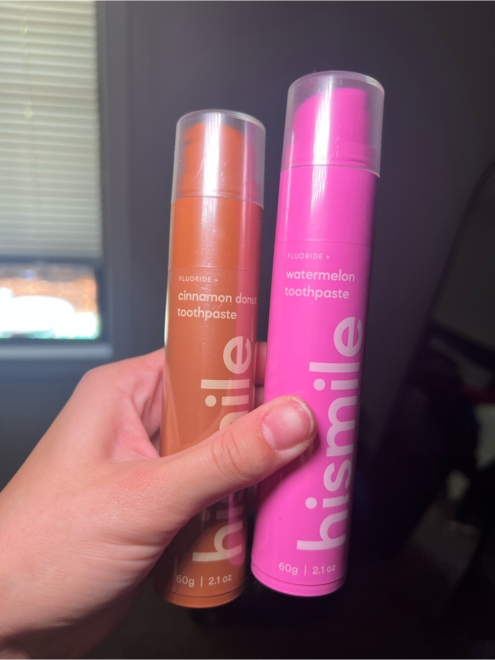 BRAND NEW factory sealed hismile Watermelon & Cinnamon Donut Toothpaste